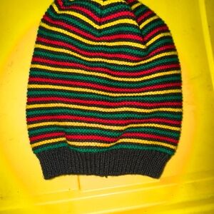 Striped Knit Beanie